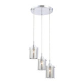 Grid II 3 Light Pendant