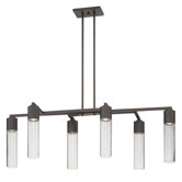 Light Rain 6 Light Kitchen Island Pendant