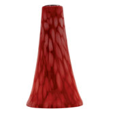 Flare-Shaped Shade in Red Cloud Glass