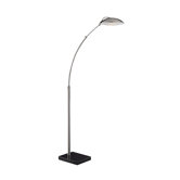 One Light Floor Lamp in Brushed Nickel