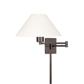 Boring Swing Arm Wall Sconce in Chocolate Chrome