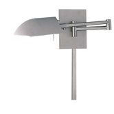 Wah-Hoo Swing Arm Light in Matte Brushed Nickel