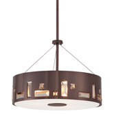 Bling Bang 4 Light Drum Pendant