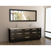 Moscony 84" Double Sink Vanity Set