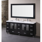 Stanton 72" Double Vanity Set with Drop-in Sinks