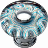 Glass Galaxy Round Knob