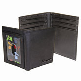 Credit Card Fold with Scooter Logo in Black