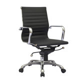 Mid-Back Leather Synthetic Office Chair