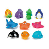 Ten Squirtin Sea Buddies Toy