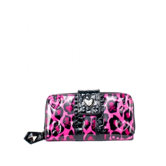 Skull & Hearts Embossed Wallet