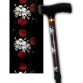 Skulls and Roses Cane