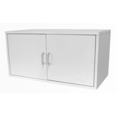 Modular Storage Large Cube with Two Doors in White