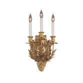 Vintage Wall Sconce in French Gold
