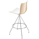 Catifa 46 Counter Stool with Two-Tone Seat
