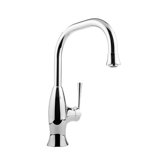 Bollero Single Handle Single Hole Kitchen Faucet with Pull Down Spray