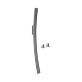 Luna Wall Mounted Bathroom Faucet with Deck Mount Handle
