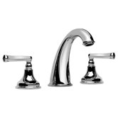 Elegante Widespread Bathroom Faucet with Double Lever Handles