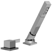 Qubic Tre Deck Mount Handshower and Diverter Trim