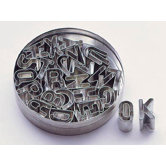 Tin Alphabet Dough Cutter