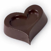 1.5" Chocolate Mold in Heart Shape