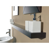 Nava 19.7" Panticosa Wall Shelf in Wenge