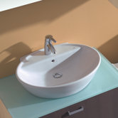 Universal Soft Bathroom Sink in White
