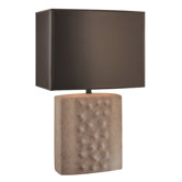 Accent Table Lamp in Brown Wash