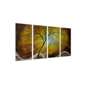 Golden Sky by Megan Duncanson, Abstract Wall Art - 23.5" x 48"