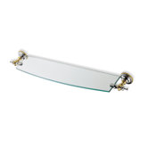 Giunone Wall Mounted Classic Style Glass Shelf