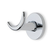 Holiday Wall Mounted Double Robe Hook in Chrome