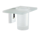Quid Wall Mounted Toothbrush Holder in Chrome