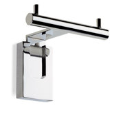 Quid Wall Mounted Double Robe Hook in Chrome