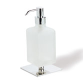 Quid Soap Dispenser with Base in Chrome