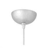 4" Fusion Jack Round Dome Flush Canopy with Vault Adapter in Satin Nickel