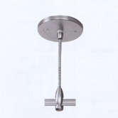 4" Single-Post Power Feed Canopy for Fusion Monorail Track Lighting