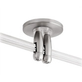 Monorail Track Light Direct Dual Feed Canopy in Bronze