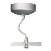 LED Illuminated 75W Monorail Surface Magnetic Transformer in Satin Nickel