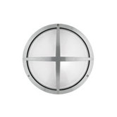 Geoform 26W One Light Round Cage Outdoor Wall Sconce in Bronze