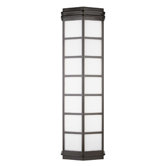 Modular New York 277V 17W Medium Two Light Outdoor Wall Sconce in Bronze