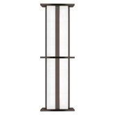 Modular Tubular 277V 25W Large Two Light Outdoor Wall Sconce in Stainless Steel