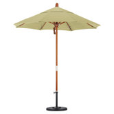7.5' Wood Market Umbrella