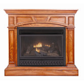 Heritage Dual Fuel Four-in-One Gas Fireplace