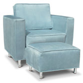 Ava Child's Club Chair and Ottoman Set