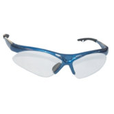 Diamondback Safety Gls Blue Frame/Clr Lens