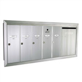 1260  Vertical Unit With Outgoing Mail Slot and Semi - Recessed Collar