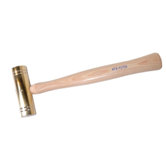 Hammer Brass 24Oz, Hickory Handle