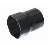 Soc 2-3/8 1/2D Imp Whl Brng Rnd Hex 6Pt Tw Blk
