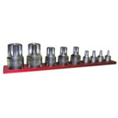 Stubby Xzn Driver Set,9 Piece Xzn4 Thru Xzn18