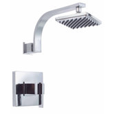 Sirius Single Handle Shower Trim with 6" Shower Head in Chrome