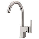 Como Single Handle Single Hole Pull Down Kitchen Faucet